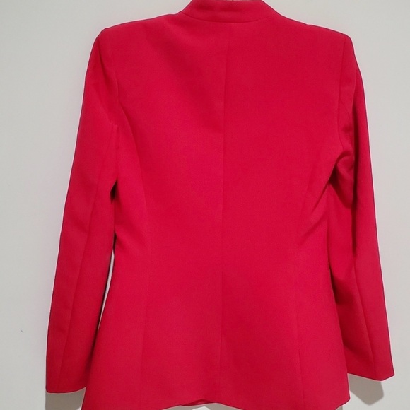 Zara Red Blazer Suit Jacket - Picture 4 of 8